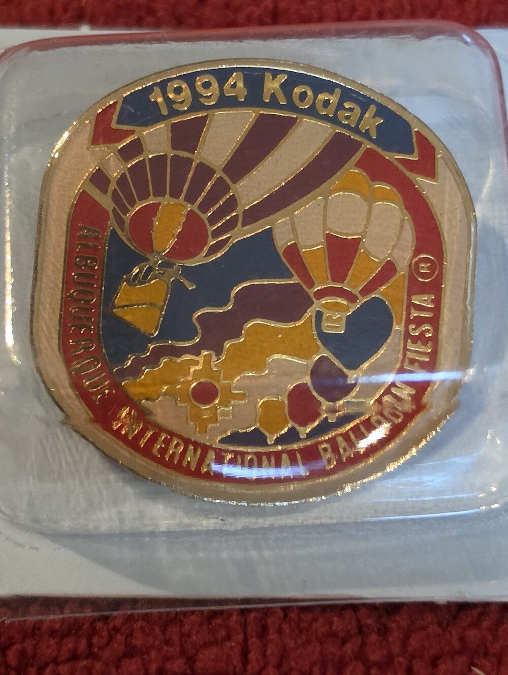 Vintage 1994 Kodak Albuquerque International Balloon Fiesta Official Pin New